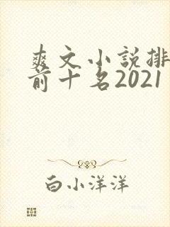 爽文小说排行榜前十名2021