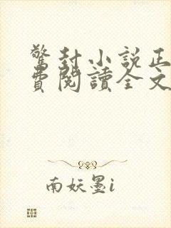 惊封小说正版免费阅读全文无弹窗封面