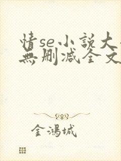 情se小说大全无删减全文阅读