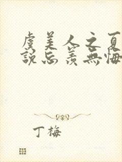 虞美人之夏的小说忘羡无悔