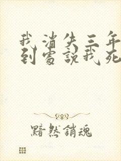 我消失三年校花到处说我死了封面