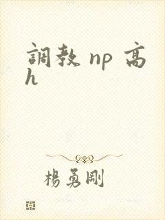 调教 np 高h封面