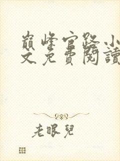 巅峰官路小说全文免费阅读无弹窗