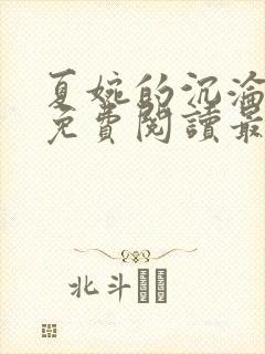 夏婉的沉沦全文免费阅读最新章节列封面