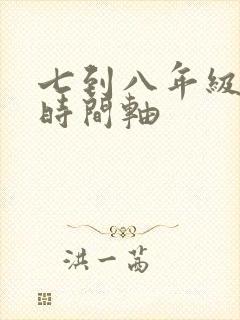 七到八年级历史时间轴