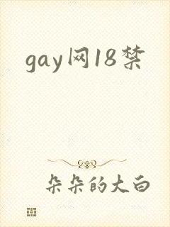 gay网18禁封面