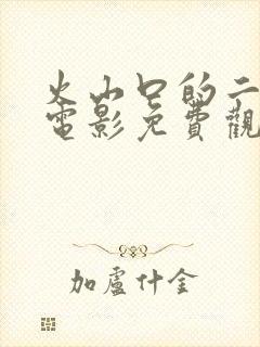 火山口的二个人电影免费观看封面