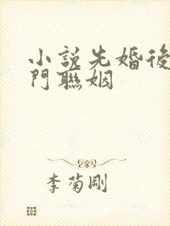 小说先婚后爱豪门联姻封面