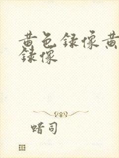 黄色录像黄色的录像