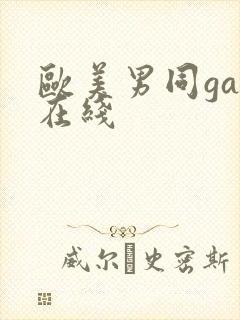 欧美男同gay在线