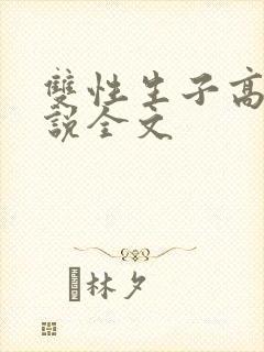 双性生子高h小说全文