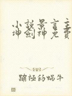 小说景言主角乾坤剑神免费阅读