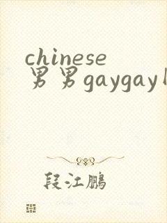 chinese男男gaygay网站