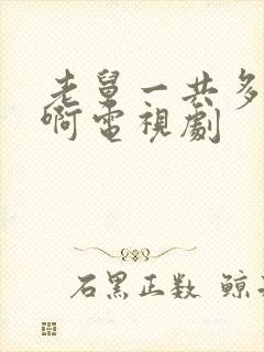 老舅一共多少集啊电视剧