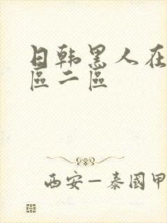 日韩黑人在线一区二区封面