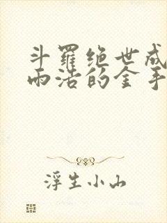 斗罗绝世成了霍雨浩的金手指笔趣阁