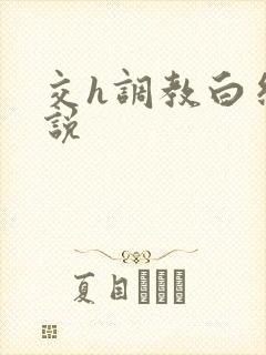 交h调教白丝小说封面