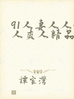 91人妻人人澡人爽人精品