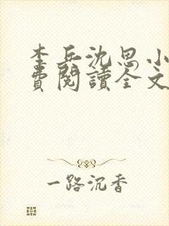 李兵沈思小说免费阅读全文