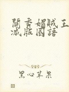关秀媚贼王无删减版国语