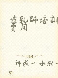 催乳师培训报名费用