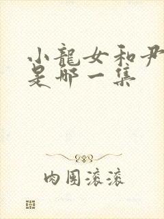 小龙女和尹志平是哪一集