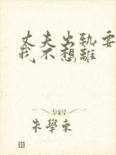 丈夫出轨要离婚我不想离封面