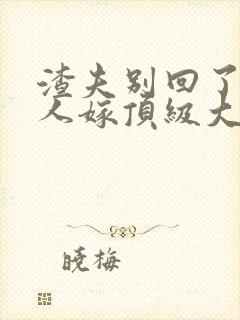 渣夫别回了,夫人嫁顶级大佬了