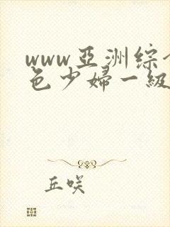 www亚洲综合色少妇一级av