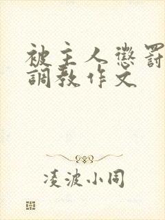 被主人惩罚玩弄调教作文