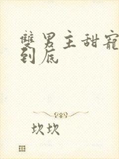 双男主甜宠一更到底