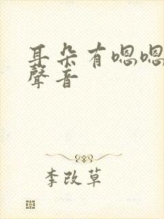 耳朵有嗯嗯嗯的声音