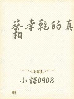 蔡孝乾的真实长相封面