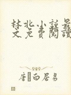 林北小说最新全文免费阅读封面