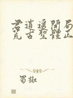 君逍遥开局签到荒古圣体正版