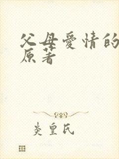 父母爱情的真实原著