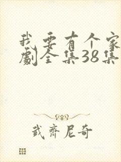 我要有个家电视剧全集38集免费观看