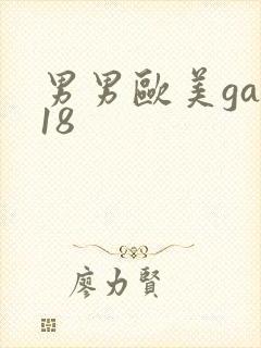 男男欧美gay18封面