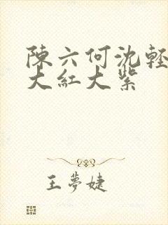 陈六何沈轻舞 大红大紫