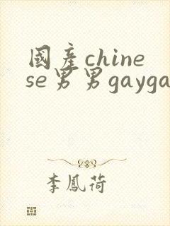 国产chinese男男gaygay位置封面