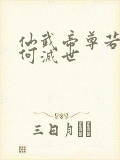 仙武帝尊若曦为何灭世