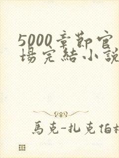 5000章节官场完结小说封面