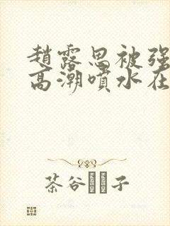 赵露思被强d到高潮喷水在线观看