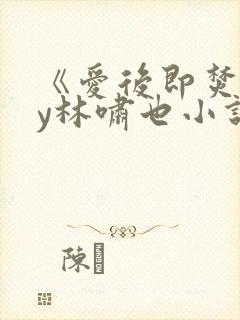 《爱后即焚》by林啸也小说在线阅读