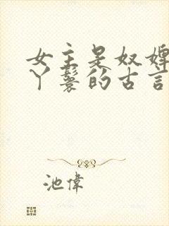 女主是奴婢或者丫鬟的古言小说