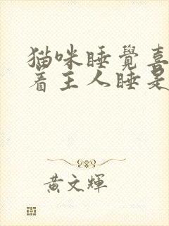 猫咪睡觉喜欢挨着主人睡是为什么封面