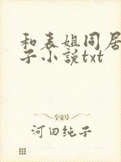 和表姐同居的日子小说txt