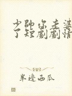 少帅你老婆又跑了短剧剧情介绍