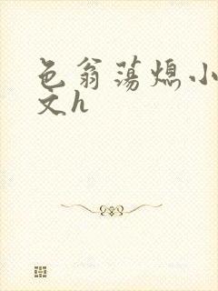 色翁荡熄小说全文h