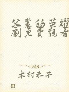 父辈的荣耀电视剧免费观看全集高清